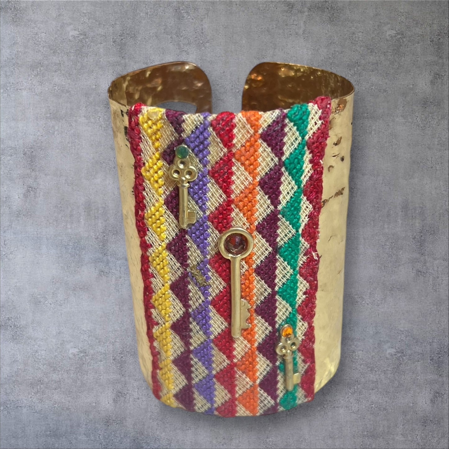 Tatreez Cuff Bracelet