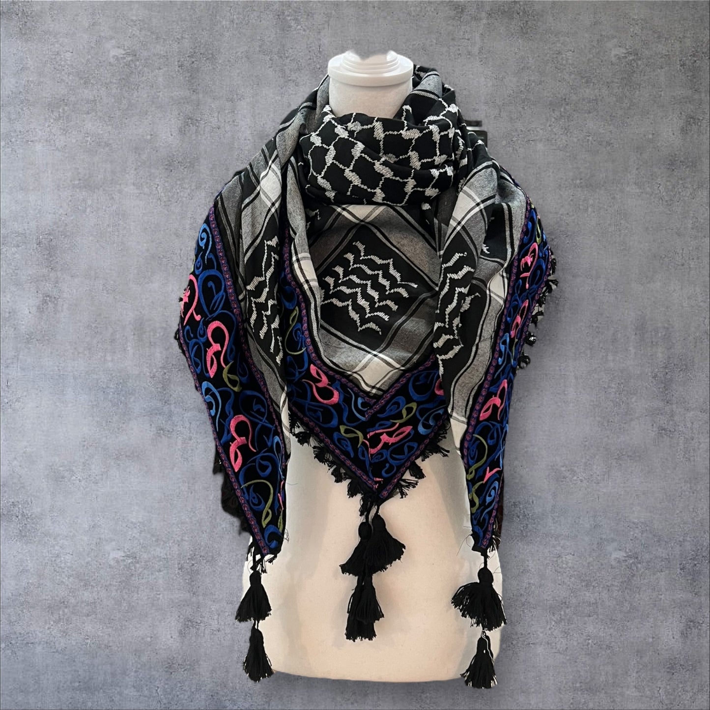 Arabic Calligraphy Keffieh