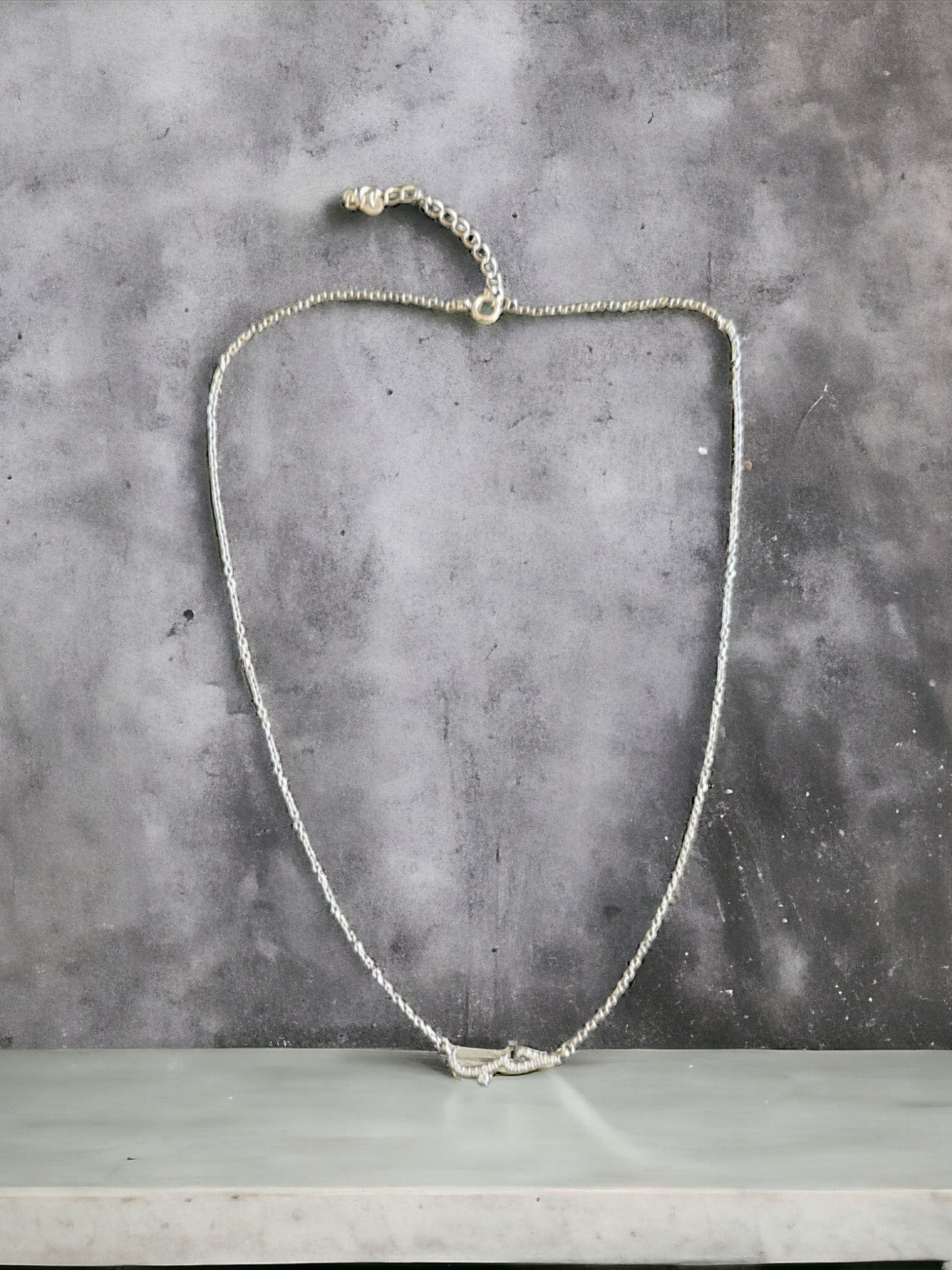 Hob silver necklace