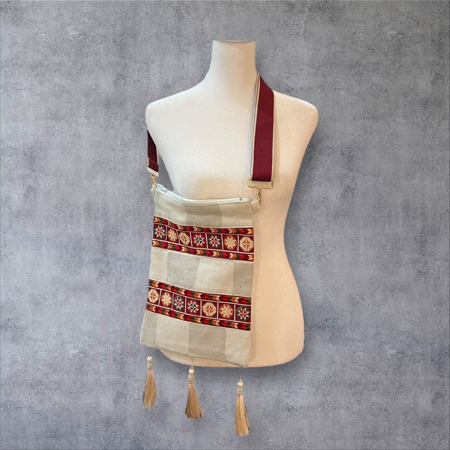 Tatreez Tassles Cross Body