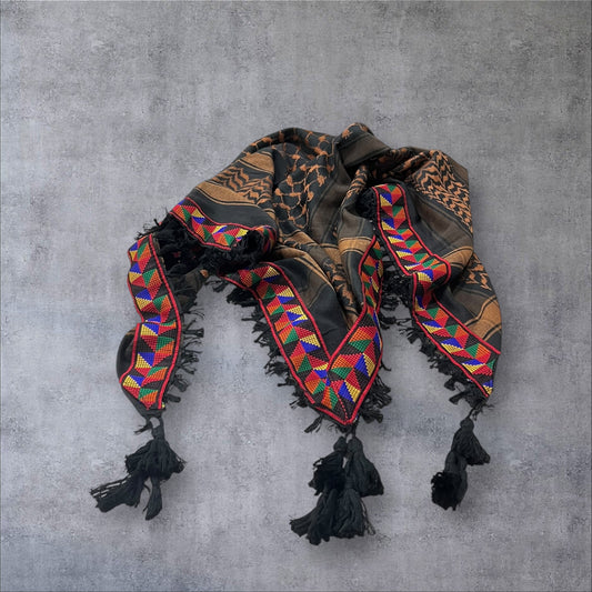 Geometric Tatreez Keffieh