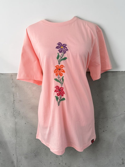 Tatreez T-Shirt Flowers