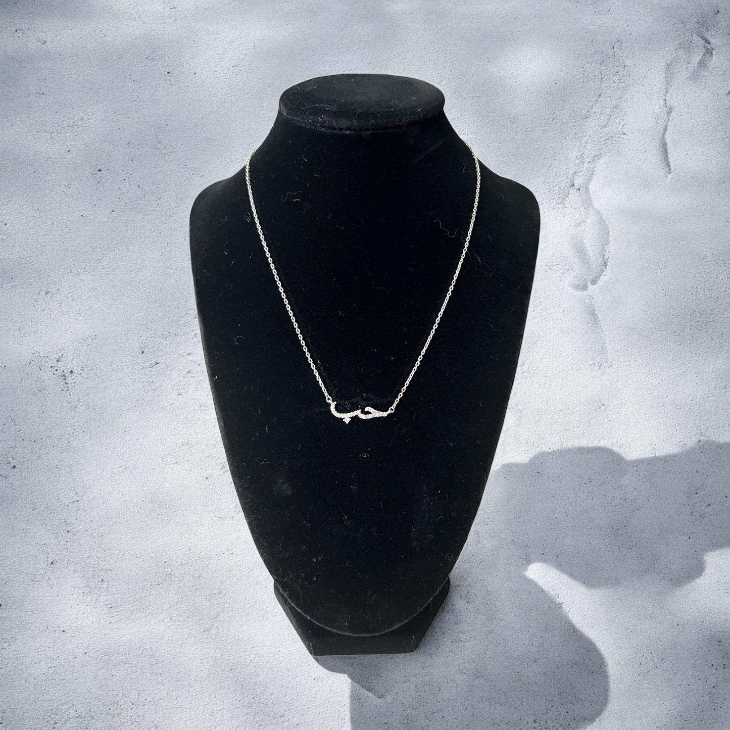 Hob silver necklace