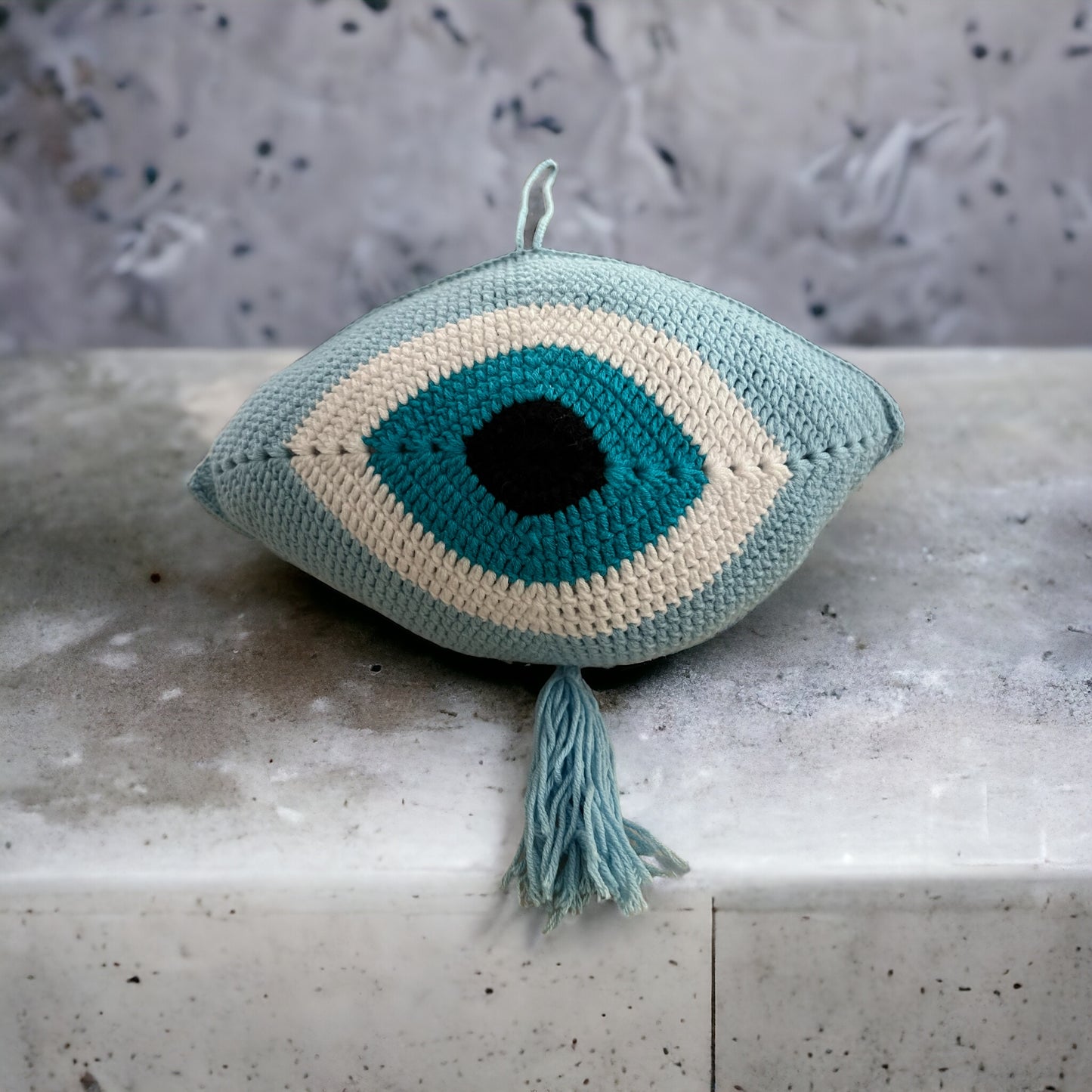 Evil Eye Crochet Wall Hanging Atelier Living